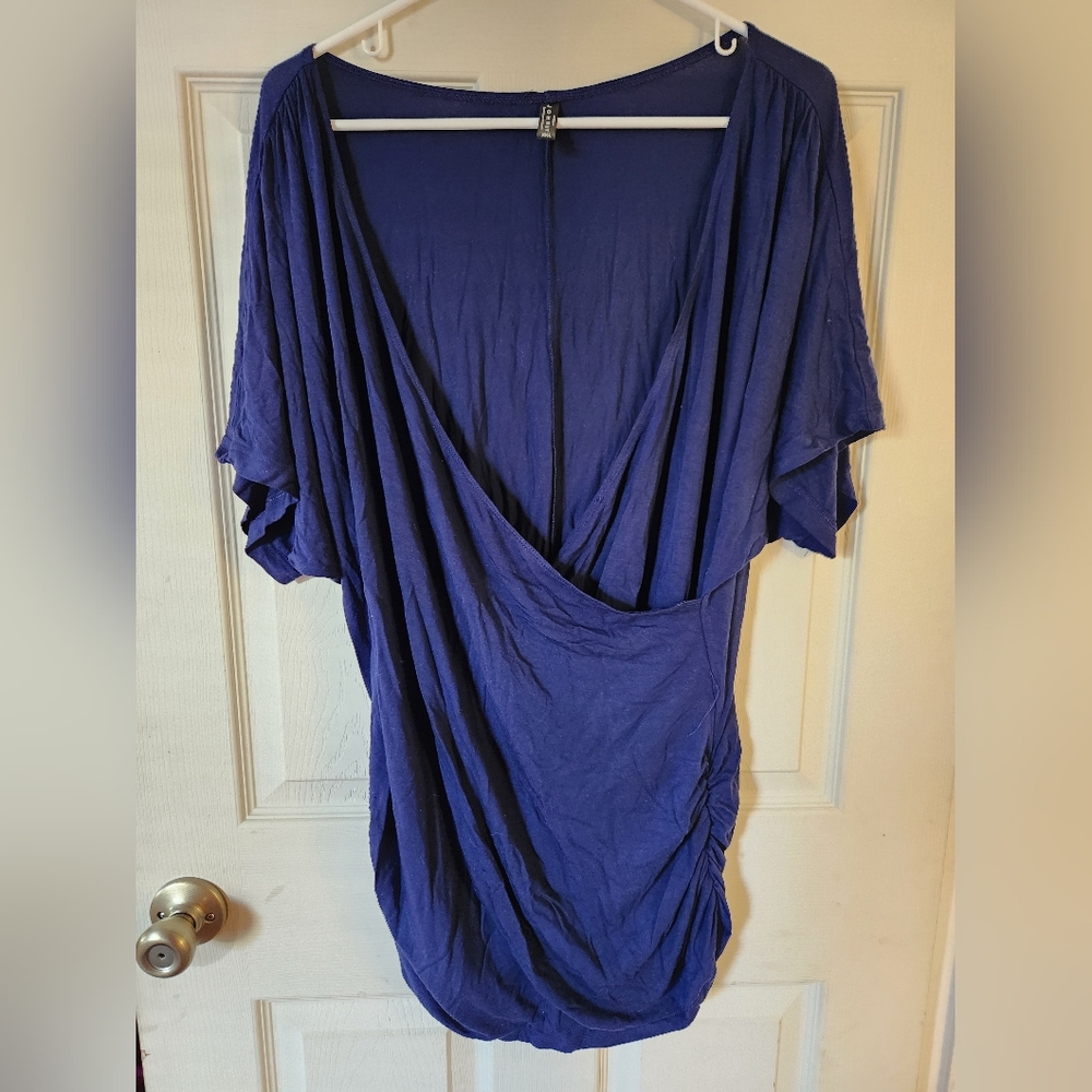 Elegant Blue Women's Blouse